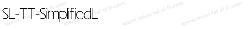 SL-TT-Simplified Light字体转换